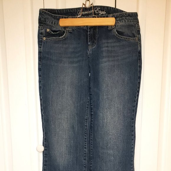 AMERICAN EAGLE OUTFITTERS    "Live your Life "  True Boot Jeans   Size 10   Reg. - Picture 1 of 11